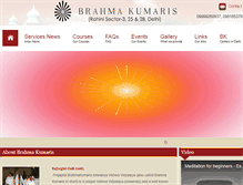 Tablet Screenshot of brahmakumarisrohini.org